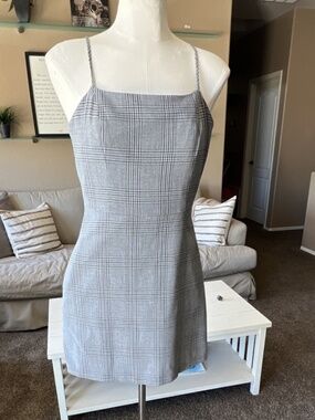 Wilfred Plaid Spaghetti Strap Dress